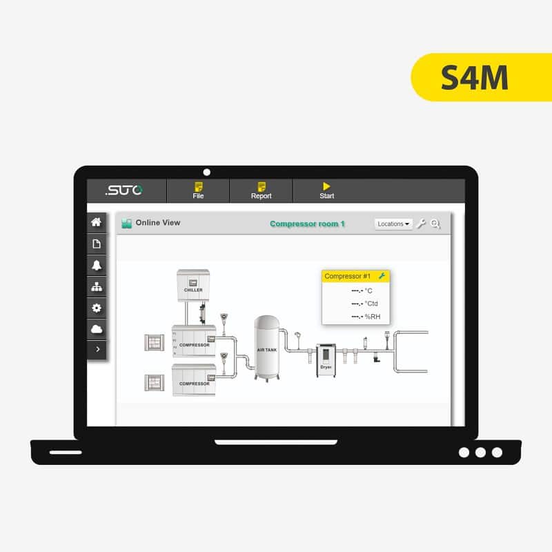 Smart Compressed Air System Monitoring with S4M